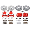 Street Warrior Brake Upgrade Kit Cross-Drilled and Slotted Rotors Z26 Extreme Street Performance Bra