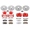 Street Warrior Brake Upgrade Kit Cross-Drilled and Slotted Rotors Z26 Extreme Street Performance Bra - image 1