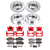 Truck and Towing Z36 Brake Upgrade Kit Cross-Drilled and Slotted Rotors Z36 Carbon Ceramic Brake Pad - image 1