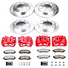 Truck and Towing Z36 Brake Upgrade Kit Cross-Drilled and Slotted Rotors Z36 Carbon Ceramic Brake Pad - image 1