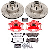Z26 Extreme Street Warrior Front Brake Kit w/Calipers Fits Select 1979-1990 Chevrolet, Buick, Oldsmobile, Pontiac Models - image 1