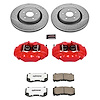 Street Warrior Brake Upgrade Kit Cross-Drilled and Slotted Rotors Z26 Extreme Street Performance Bra - image 1
