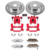 Street Warrior Brake Upgrade Kit Cross-Drilled and Slotted Rotors Z26 Extreme Street Performance Bra - image 1