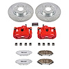 Street Warrior Brake Upgrade Kit Cross-Drilled and Slotted Rotors Z26 Extreme Street Performance Bra - image 1