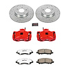 Street Warrior Brake Upgrade Kit Cross-Drilled and Slotted Rotors Z26 Extreme Street Performance Bra - image 1