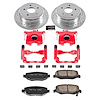 High Performance Brake Upgrade Kit Cross-Drilled and Slotted Rotors Z23 Evolution Sport High Carbon - image 1