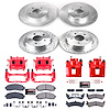 1 CLICK KIT W/CALIPERS Front & Rear 2001-2002 FORD EXPLORER SPORT/ - image 1