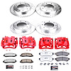 Truck and Towing Z36 Brake Upgrade Kit Cross-Drilled and Slotted Rotors Z36 Carbon Ceramic Brake Pad - image 1