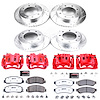 Truck and Towing Z36 Brake Upgrade Kit Cross-Drilled and Slotted Rotors Z36 Carbon Ceramic Brake Pad - image 1