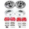 Truck and Towing Z36 Brake Upgrade Kit Cross-Drilled and Slotted Rotors Z36 Carbon Ceramic Brake Pad - image 1