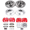 Truck and Towing Z36 Brake Upgrade Kit Cross-Drilled and Slotted Rotors Z36 Carbon Ceramic Brake Pad - image 1