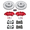 Street Warrior Brake Upgrade Kit Cross-Drilled and Slotted Rotors Z26 Extreme Street Performance Bra - image 1