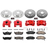 High Performance Brake Upgrade Kit Cross-Drilled and Slotted Rotors Z23 Evolution Sport High Carbon - image 1