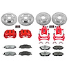Street Warrior Brake Upgrade Kit Cross-Drilled and Slotted Rotors Z26 Extreme Street Performance Bra - image 1
