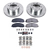 KC6403 Z23 Daily Driver Carbon-Fiber Ceramic Pads Drilled & Slotted Rotor & Caliper Kit - image 1
