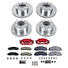 KC6405 Z23 Daily Driver Carbon-Fiber Ceramic Pads Drilled & Slotted Rotor & Caliper Kit - image 1