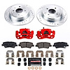 KC6507A Z23 Daily Driver Carbon-Fiber Ceramic Pads Drilled & Slotted Rotor & Caliper Kit - image 1