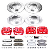 Truck and Towing Z36 Brake Upgrade Kit Cross-Drilled and Slotted Rotors Z36 Carbon Ceramic Brake Pad - image 1