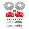 Street Warrior Brake Upgrade Kit Cross-Drilled and Slotted Rotors Z26 Extreme Street Performance Bra - image 1
