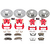 Street Warrior Brake Upgrade Kit Cross-Drilled and Slotted Rotors Z26 Extreme Street Performance Bra