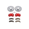 Street Warrior Brake Upgrade Kit Cross-Drilled and Slotted Rotors Z26 Extreme Street Performance Bra - image 1