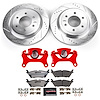 KC8030-36 Z36 Truck & SUV Ceramic Brake Pad, Drilled & Slotted Rotor, & Caliper Kit - image 1