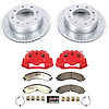 KC8670B-36 Z36 Truck & SUV Ceramic Brake Pad, Drilled & Slotted Rotor, & Caliper Kit - image 1