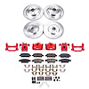 KC9063 Z23 Daily Driver Carbon-Fiber Ceramic Pads Drilled & Slotted Rotor & Caliper Kit - image 1