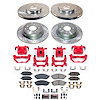 KC9065 Z23 Daily Driver Carbon-Fiber Ceramic Pads Drilled & Slotted Rotor & Caliper Kit - image 1