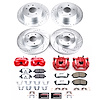 KC9141-26 Z26 Street Performance Ceramic Brake Pad, Drilled Slotted Rotor, & Caliper Kit - image 1