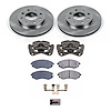 KCOE1087C OE Stock Replacement Low-Dust Ceramic Brake Pad, Rotor & Caliper Kit - image 1