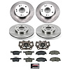 KCOE8343 OE Stock Replacement Low-Dust Ceramic Brake Pad, Rotor & Caliper Kit - image 1