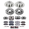 KCOE8359 OE Stock Replacement Low-Dust Ceramic Brake Pad, Rotor & Caliper Kit - image 1
