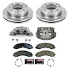KCOE8670B OE Stock Replacement Low-Dust Ceramic Brake Pad, Rotor & Caliper Kit - image 1