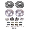 KCOE8799 OE Stock Replacement Low-Dust Ceramic Brake Pad, Rotor & Caliper Kit - image 1