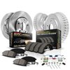 OE Stock Replacement Low-Dust Ceramic Brake Pad, Rotors, Drum + Shoe Kit for 2018-2021 Kia Rio - image 2