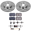 1-Click Daily Driver Brake Kits Front OE Replacement Rotors Z16 Ceramic Scorched Brake Pads - image 1