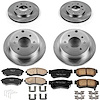 KOE4444 OE Stock Replacement Low-Dust Ceramic Brake Pad and Rotor Kit - image 1