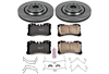 1-Click Daily Driver Brake Kits Front OE Replacement Rotors Z16 Ceramic Scorched Brake Pads - image 1