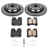 1-Click Daily Driver Brake Kits Rear OE Replacement Rotors Z16 Ceramic Scorched Brake Pads - image 1