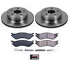 1-Click Daily Driver Brake Kits Rear OE Replacement Rotors Z16 Ceramic Scorched Brake Pads - image 1