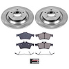 1-Click Daily Driver Brake Kits Rear OE Replacement Rotors Z16 Ceramic Scorched Brake Pads - image 1