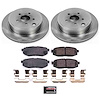 1-Click Daily Driver Brake Kits Rear OE Replacement Rotors Z16 Ceramic Scorched Brake Pads - image 1