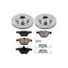 1-Click Daily Driver Brake Kits Front OE Replacement Rotors Z16 Ceramic Scorched Brake Pads - image 1