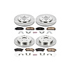 1-Click Daily Driver Brake Kits Front & Rear OE Replacement Rotors Z16 Ceramic Scorched Brake Pads - image 1