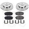 Stock Upgrade Z17 Brake Pad & Rotor Kit Fits Hyundai Elantra GT, Kia Soul [2017-2020] Front - image 1