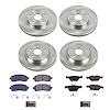 Z17 Stock Replacement Front and Rear Brake Pads and Rotors Kit 2019-2021 Subaru Forester - image 1
