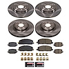 KOE8693 OE Stock Replacement Low-Dust Ceramic Brake Pad & Rotor Kit - image 1