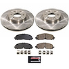 KOE8741 OE Stock Replacement Low-Dust Ceramic Brake Pad & Rotor Kit - image 1
