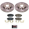 KOE8755 OE Stock Replacement Low-Dust Ceramic Brake Pad & Rotor Kit - image 1